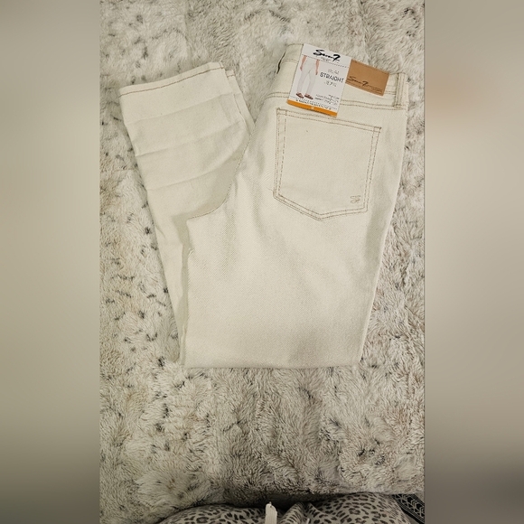 NWT Seven Premium, Modern,  Straight Leg,  Slim,  High Rise Size 12 - Picture 9 of 13